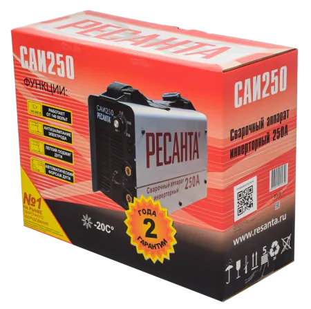 Сварочный аппарат инверторный Ресанта САИ 250