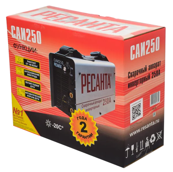 Сварочный аппарат инверторный Ресанта САИ 250
