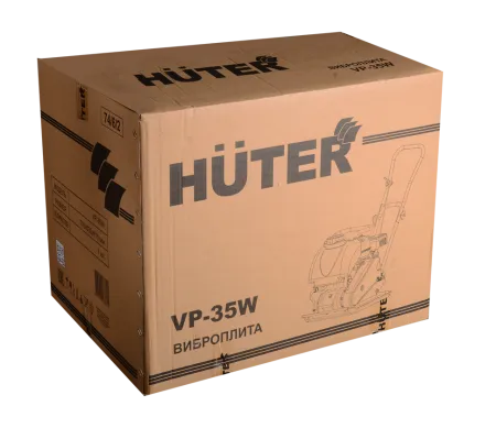 Бензиновая виброплита Huter VP-35W
