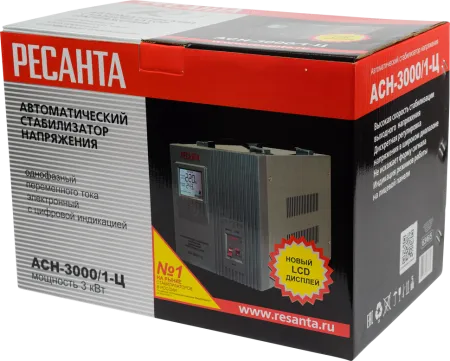 Стабилизатор напряжения РЕСАНТА АСН-3000/1-Ц
