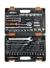 Набор инструментов, 1/2" , 1/4" , CrV, пластиковый кейс 82 предмета Вихрь