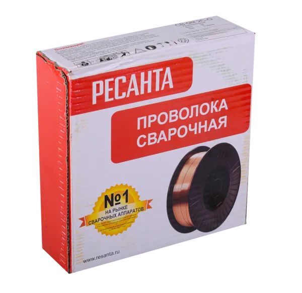 Сварочная проволока Ресанта СВ-08Г2С-O, Ф0,8 мм Катушка 5кг