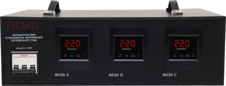 Стабилизатор напряжения РЕСАНТА АСН-3000/3-ЭМ
