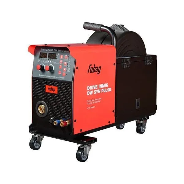 FUBAG Cварочный полуавтомат INMIG 500T DW SYN PULSE + Подающий механизм DRIVE INMIG DW SYN PULSE + Горелка FB 550W 3m + Блок жидкостного охлаждения Cool 70 + Тележка