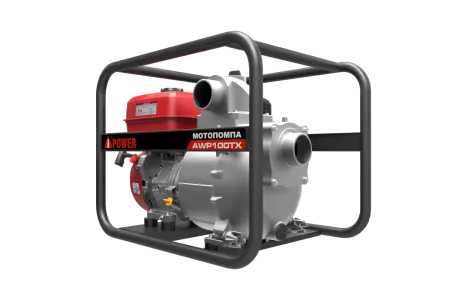 Бензиновая мотопомпа для сильнозагрязнённой воды A-iPower AWP100TX