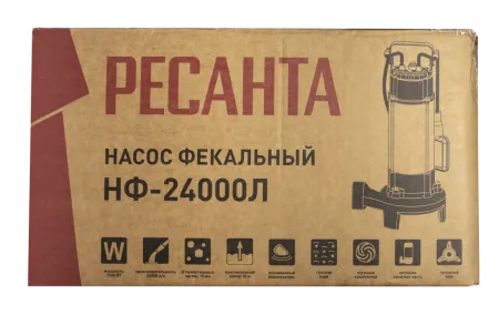 Фекальный насос Ресанта НФ-24000Л с измельчителем