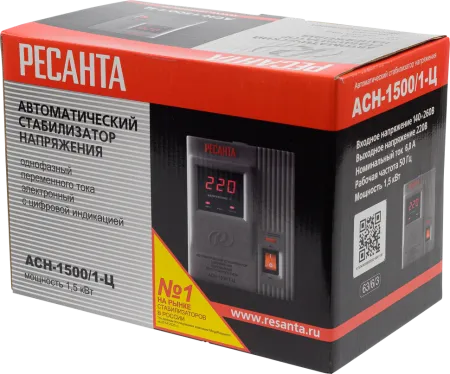 Стабилизатор напряжения РЕСАНТА АСН-1500/1-Ц
