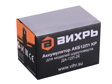 Аккумулятор для шуруповерта Вихрь ДА-12Л-2К (АКБ12Л1 KP)