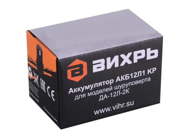 Аккумулятор для шуруповерта Вихрь ДА-12Л-2К (АКБ12Л1 KP)