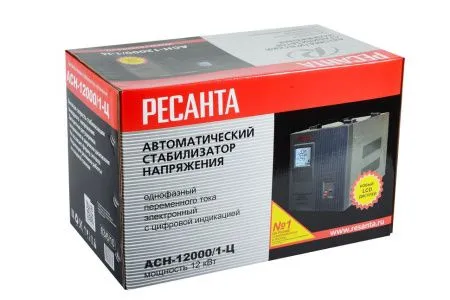 Стабилизатор напряжения РЕСАНТА АСН-12000/1-Ц