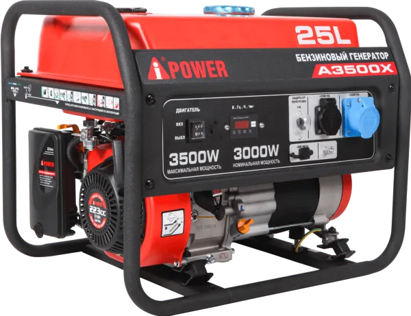 Портативный бензиновый генератор A-iPower A3500X