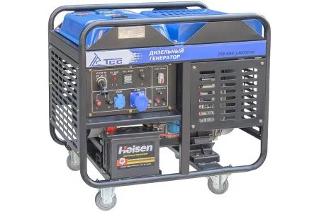 Дизель генератор TSS SDG 14000EHA в кожухе 1700