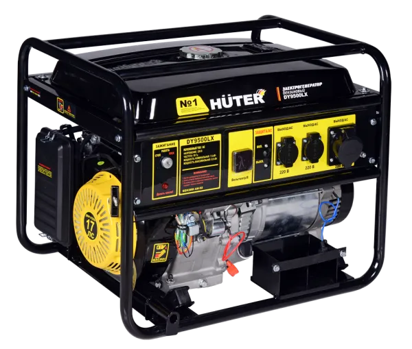 Портативный бензогенератор Huter DY9500LX