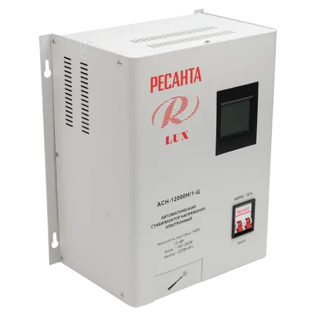 Стабилизатор напряжения серии LUX РЕСАНТА АСН-12000Н/1-Ц