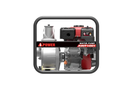 Бензиновая мотопомпа для грязной воды A-iPower AWP100T