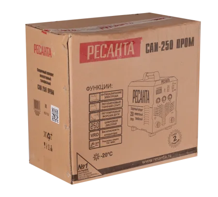 Сварочный аппарат инверторный Ресанта САИ-250 ПРОМ
