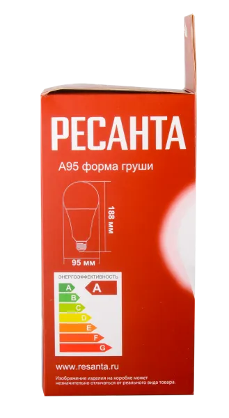 Лампа светодиодная Ресанта LL-R-A95-25W-230-4K-E27