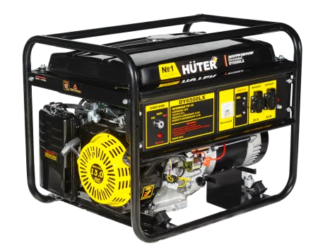 Портативный бензогенератор Huter DY6500LX