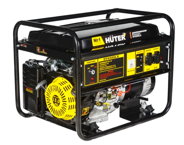 Портативный бензогенератор Huter DY6500LX