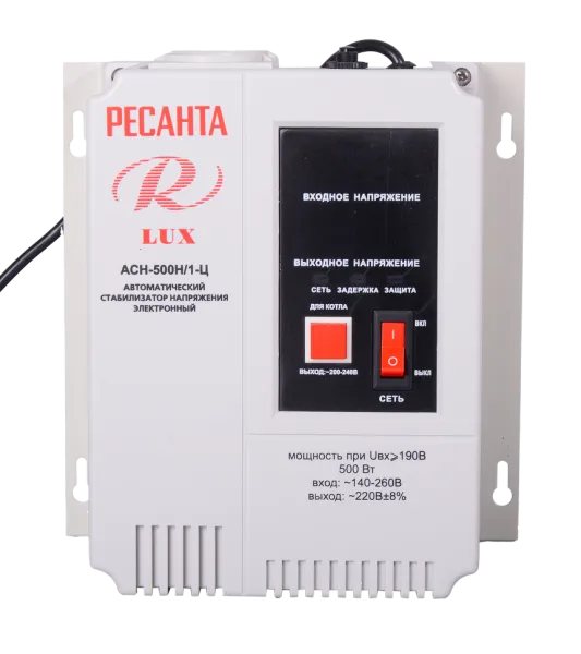 Стабилизатор напряжения Ресанта АСН-500Н/1-Ц LUX