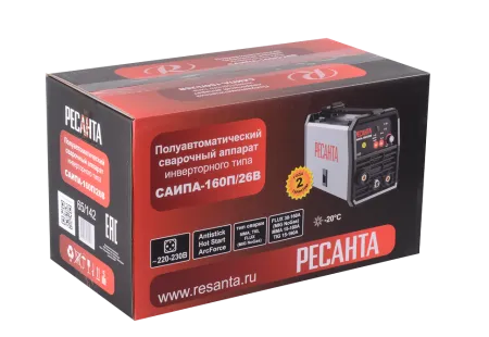 Сварочный полуавтомат Ресанта САИПА-160П/26В
