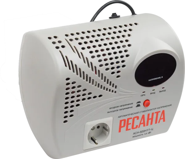 Стабилизатор напряжения серии LUX РЕСАНТА АСН-500Н1/1-Ц