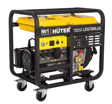 Электрогенератор дизельный LDG 7000LXА Huter