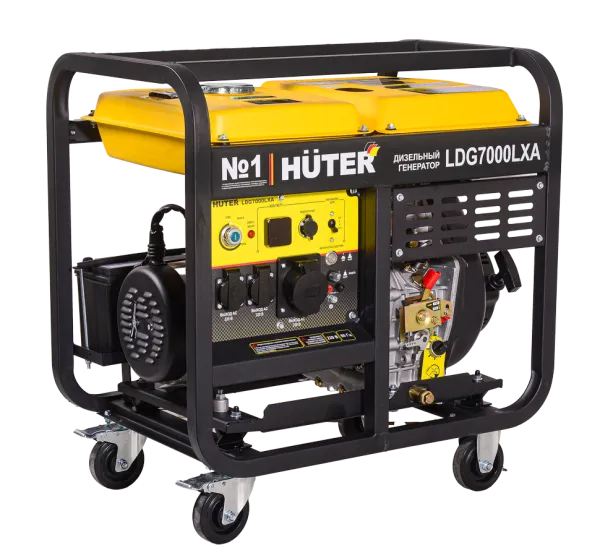 Электрогенератор дизельный LDG 7000LXА Huter