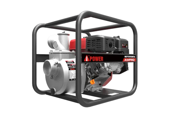 Бензиновая мотопомпа для чистой воды A-iPower AWP80