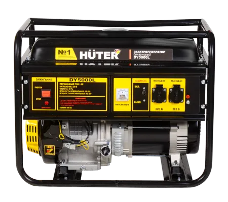 Портативный бензогенератор Huter DY5000L