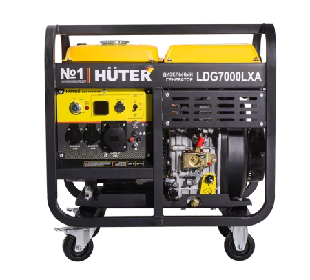 Электрогенератор дизельный LDG 7000LXА Huter