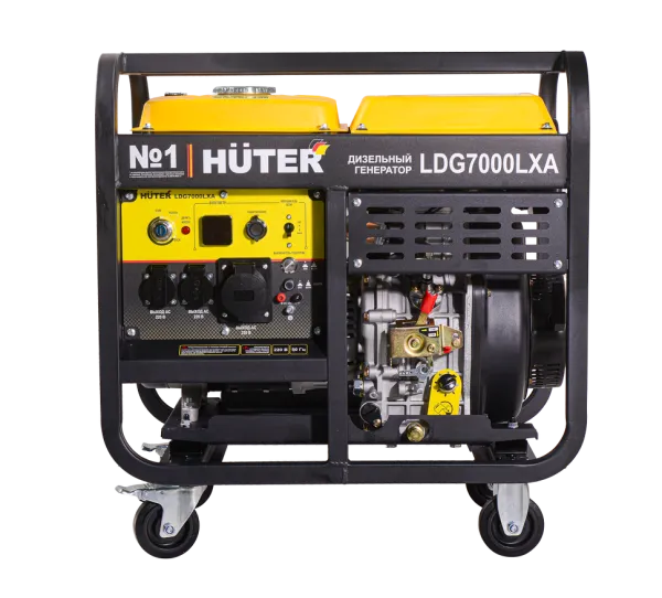 Электрогенератор дизельный LDG 7000LXА Huter