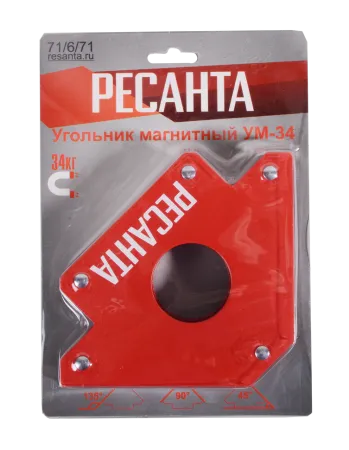Угольник магнитный УМ-34 Ресанта