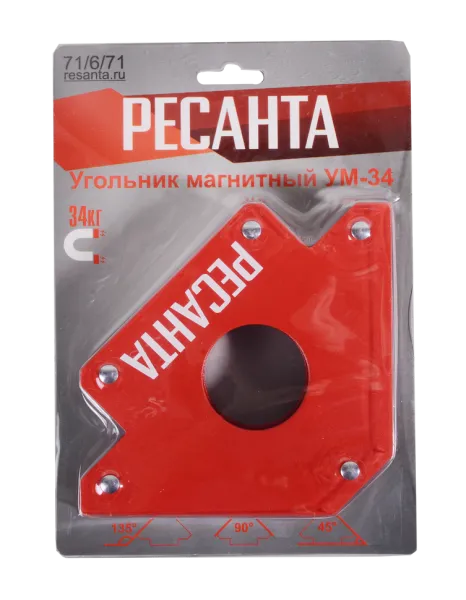 Угольник магнитный УМ-34 Ресанта