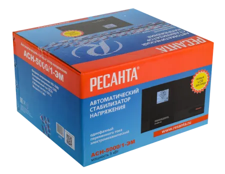 Стабилизатор напряжения РЕСАНТА АСН-5000/1-ЭМ