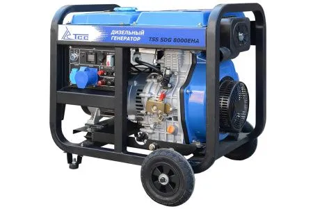 Дизель генератор TSS SDG 7500EHA в кожухе 1200