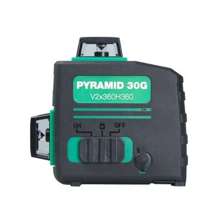 FUBAG уровень лазерный 3D с зеленым лучом Pyramid 30G V2х360H360