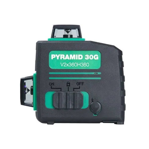 FUBAG уровень лазерный 3D с зеленым лучом Pyramid 30G V2х360H360