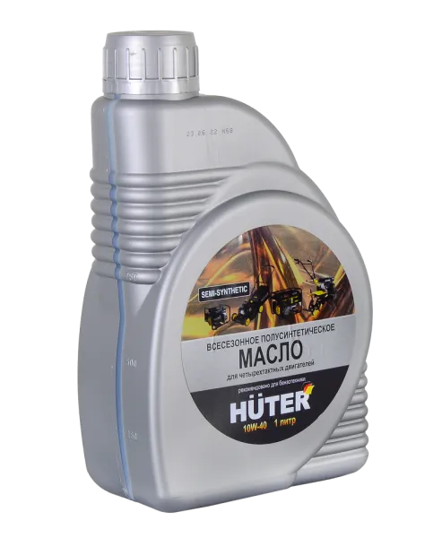 Масло моторное 10W-40 полусинтетическое для четырёхтактных двигателей Huter