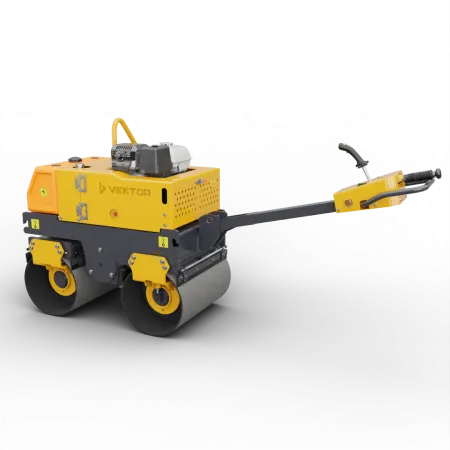 Виброкаток ручной двухвальцовый Vektor VRDR-800