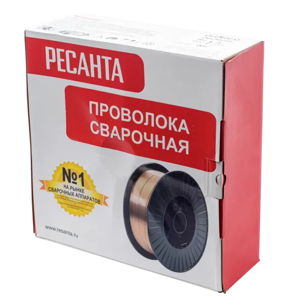 Сварочная проволока Ресанта СВ-08Г2С-О, Ф1,2 мм Катушка 15кг