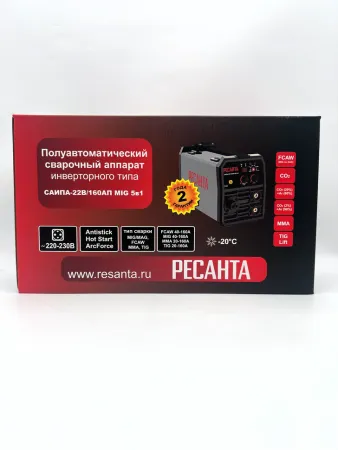 Сварочный полуавтомат САИПА-22В/160АП MIG 5в1 Ресанта