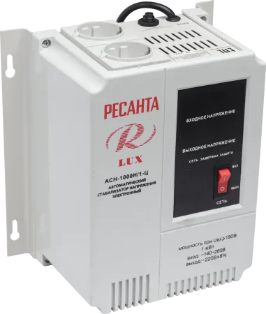 Стабилизатор напряжения серии LUX РЕСАНТА АСН-1000Н/1-Ц