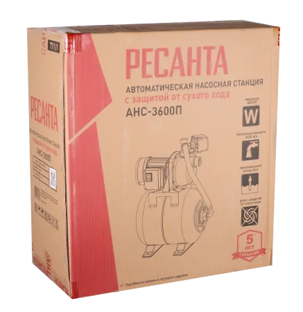 Автономная насосная станция Ресанта АНС-3600П