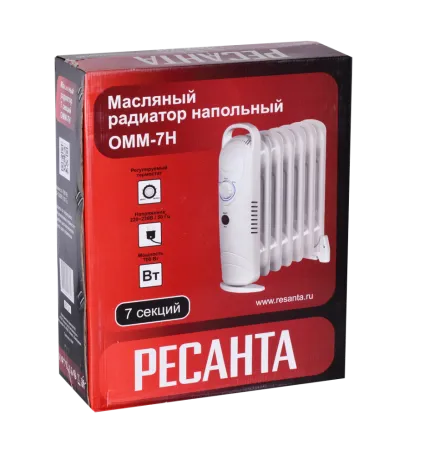 Масляный радиатор Ресанта ОММ - 7Н