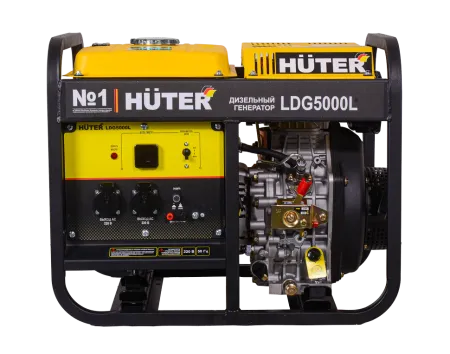Электрогенератор дизельный LDG 5000L Huter