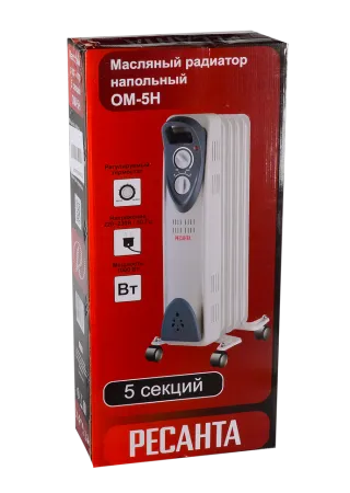 Масляный радиатор РЕСАНТА ОМ-5Н