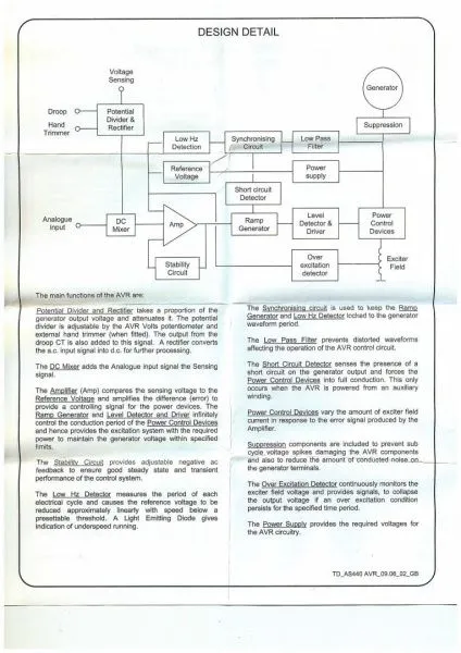 Регулятор напряжения AS440/ AVR AS440