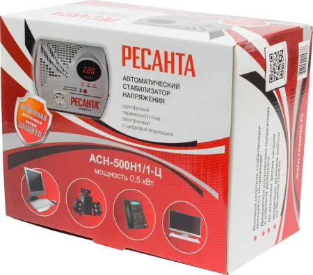 Стабилизатор напряжения серии LUX РЕСАНТА АСН-500Н1/1-Ц