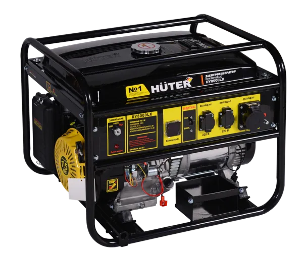 Портативный бензогенератор Huter DY8000LX